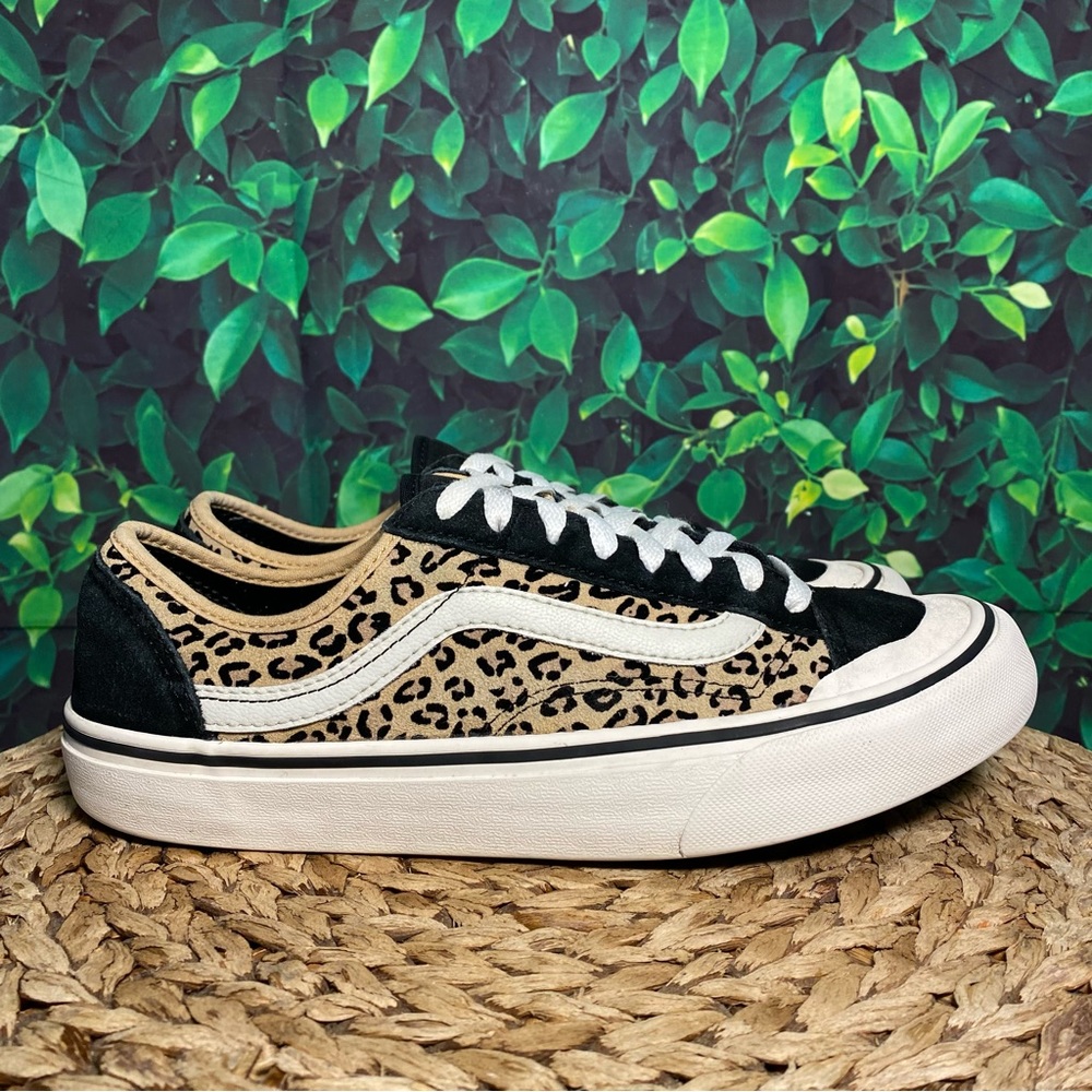 Vans ultracush style 36 leopard black white
